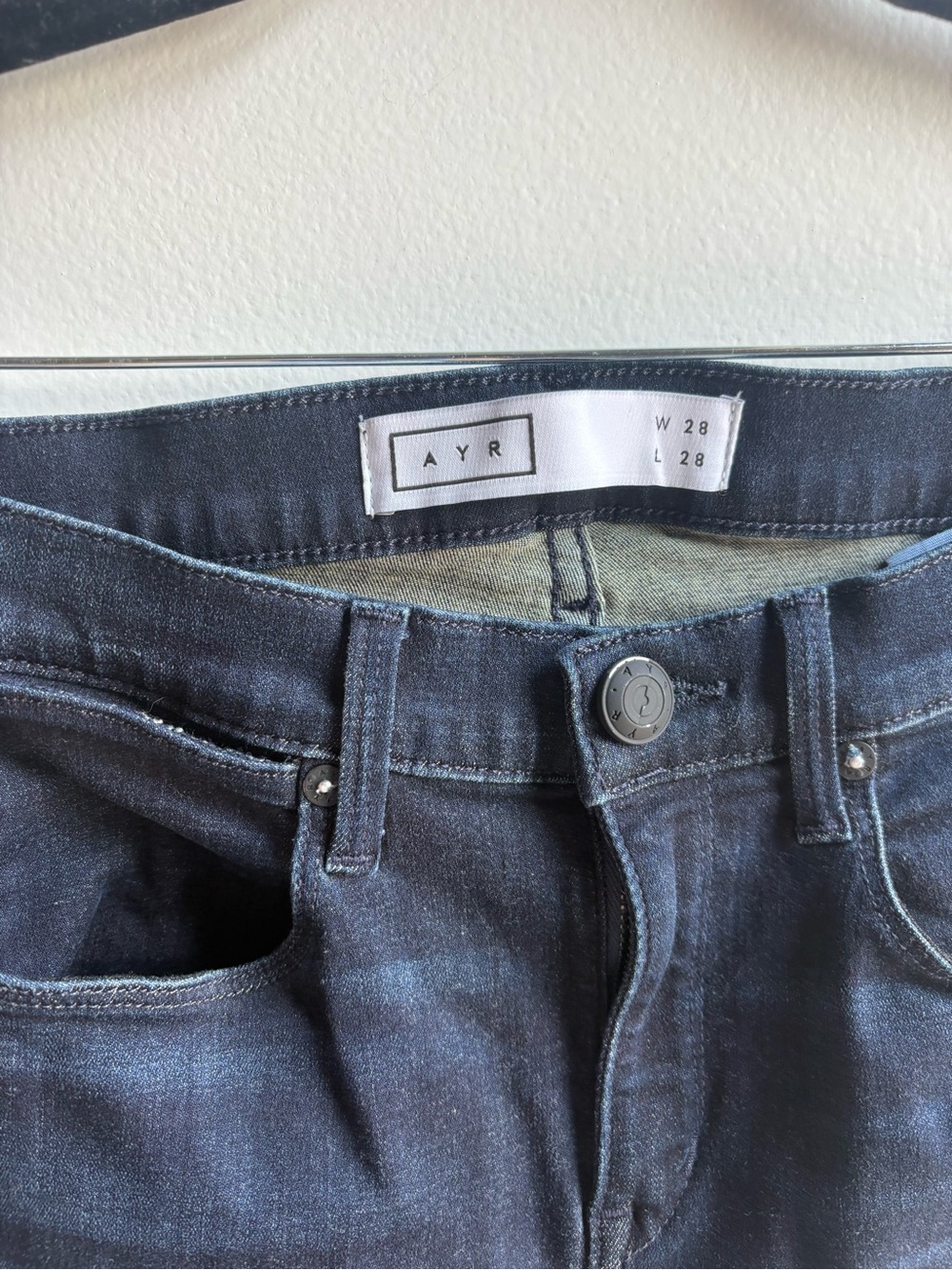 AYR Dark Indigo Skinny Jeans - Picture 4 of 7